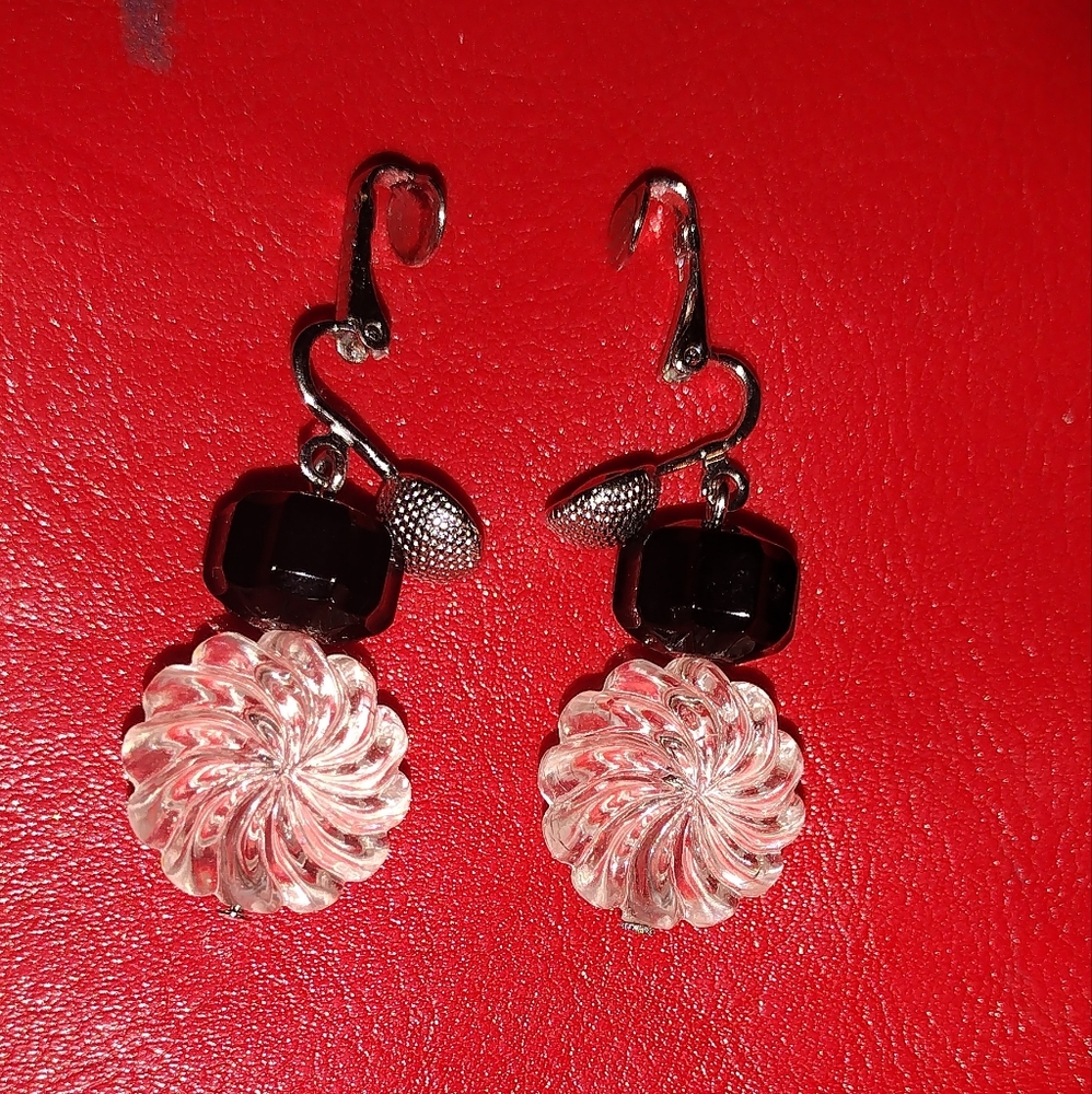 Vintage clip on earrings